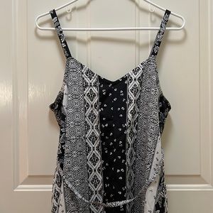 Motherhood Maternity Black and White Dress